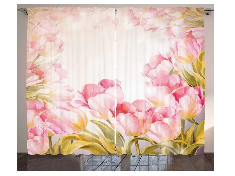 Пердета 3D, комплект, модел FLOWERS