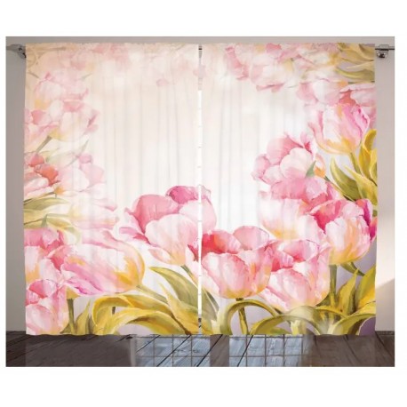 Пердета 3D, комплект, модел FLOWERS