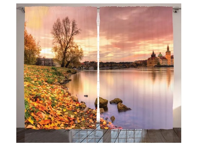 Пердета 3D, комплект, модел ЕЗЕРО НА ЗАЛЕЗ