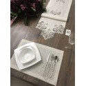 Комплект за индивидуално сервиране за 12 човека - SARAH