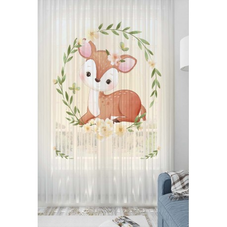 Детски тюлени пердета, комплект 