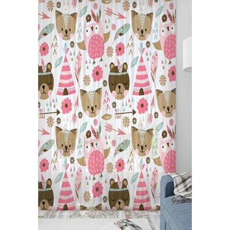 Детски тюлени пердета, комплект ПРИНЦЕСА