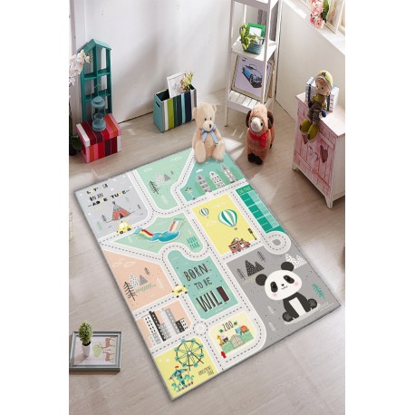 Детски килим 150 х 200 см. - PANDA CITY