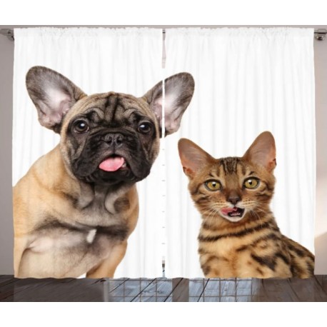 Детски пердета 3D, комплект, модел 021