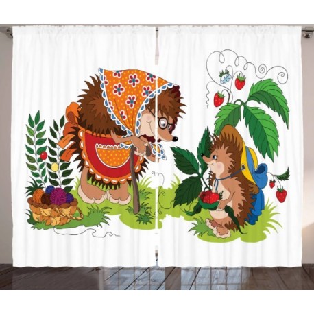 Детски пердета 3D, комплект, модел 034