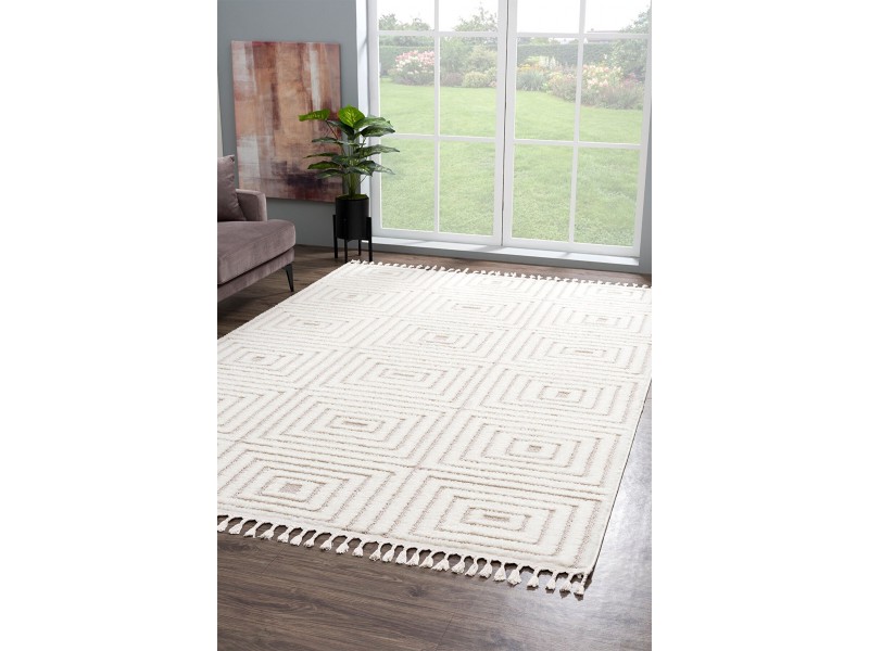 Килим скандинавски стил, релефен 160х230 см. BONTE