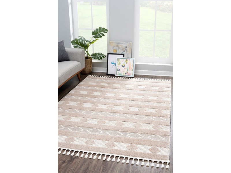 Килим скандинавски стил, релефен 160х230 см. PARIS