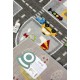 Детски килим за игри IVI - 120х170 см. CITY - Сив