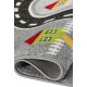 Детски килим за игри IVI - 120х170 см. CITY - Сив