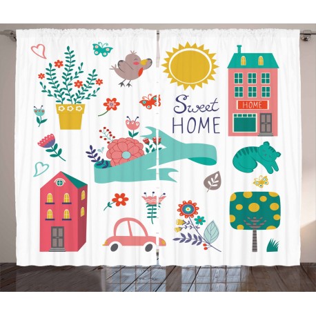 Детски пердета комплект - НА ВЛАКЧЕТО