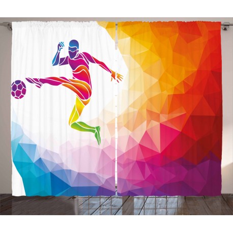 Детски пердета комплект - ШАМПИОН