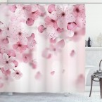 Завеса за баня 3D модели РОЗОВИ КЛОНКИ