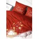 Спален комплект от памучен сатен в двоен размер - Happy CHRISMAS
