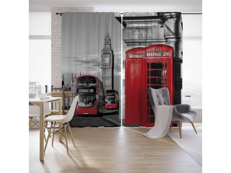 Плътни пердета комплект - БРЕЗИ ЕСЕН