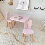 Комплект за активности маса и 2 столчета BEE SMART розово