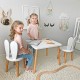 Комплект за активности маса и 2 столчета BEE SMART бели