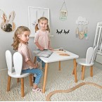 Комплект за активности маса и 2 столчета BEE SMART бели