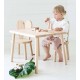 Комплект за активности маса и 2 столчета BEE SMART натурал