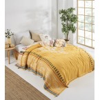 Памучно Пике покривка за легло Муселин SUN