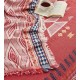 Памучно Пике покривка за легло Муселин SEA RED