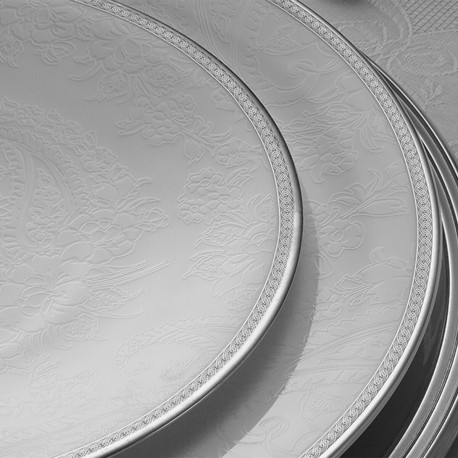 Порцеланов сервиз за 12 човека Coupe Paisley Platin