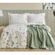 Двоен спален комплект от 100% памук Herbal + покривка за легло