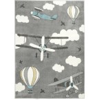 Килим за детска стая 160х230 см. AЕROPLANES сив