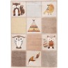 Килим за детска стая 140 х 200 см. Forest Animals