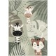 Килим за детска стая 140 х 200 см. Safari Friends