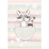 Релефен дебел килим за детска стая 160 х 230 см.Raccoon