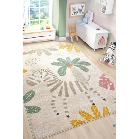 Детски килим в бежова гама ЗЕБРА 160 х 230 см.