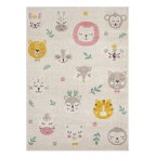 Детски килим в бежова гама ЗООПАРК 160 х 230 см.