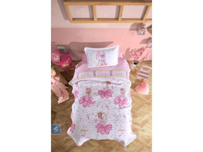 Покривка за детско легло с калъфка Ballerina
