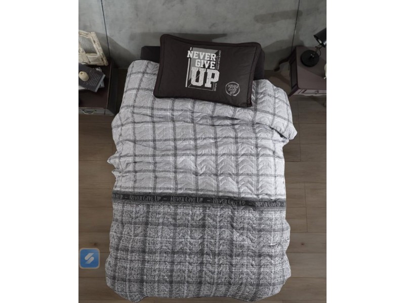 Покривка за детско легло с калъфка Give Up