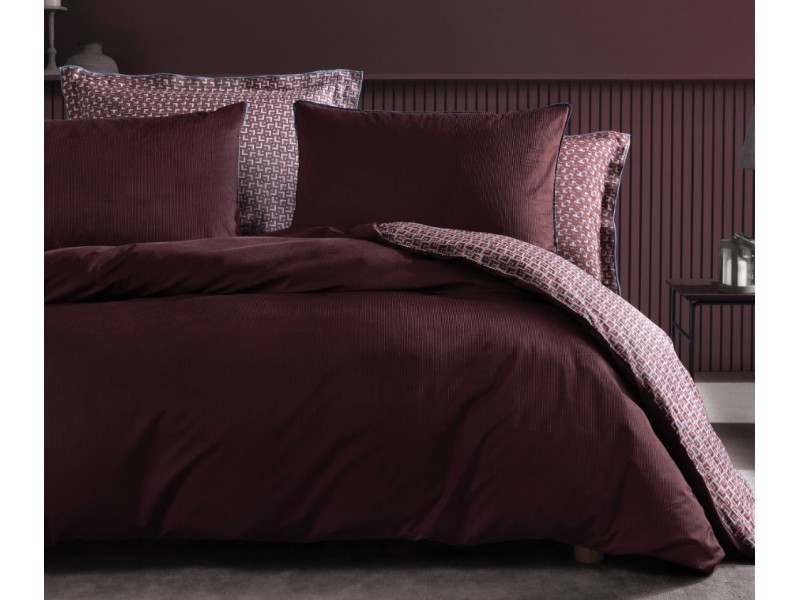 Луксозен двоен спален комплект от кадифе и памучен сатен LISA