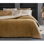 Луксозен двоен спален комплект от кадифе и памучен сатен ESTE