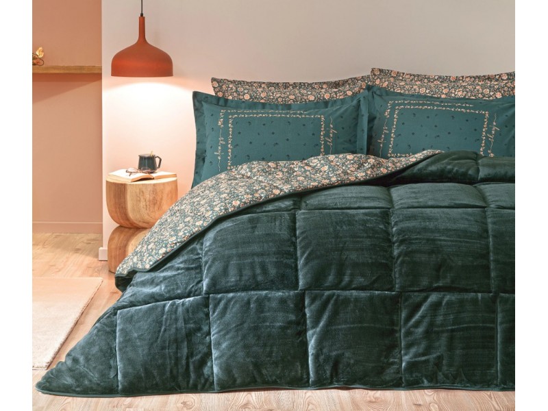 Комплект от завивка и чаршаф LELA зелено