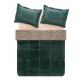 Комплект от завивка и чаршаф LELA зелено