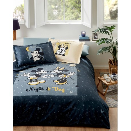 Двоен спален комплект лицензиран Mickey & Minnie Mouse Day