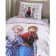 Покривка за детско легло с калъфка Frozen Frosted