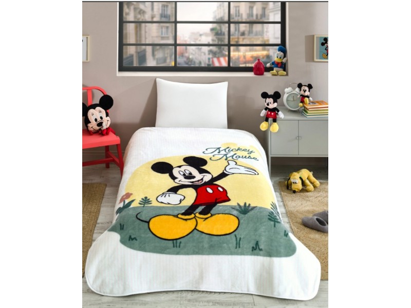 Детско дебело одеяло 155 х 215 см, Mickey Mouse Happines Disney