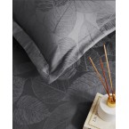 Двоен комплект от памучен сатен жакард Linden 2 СИВ