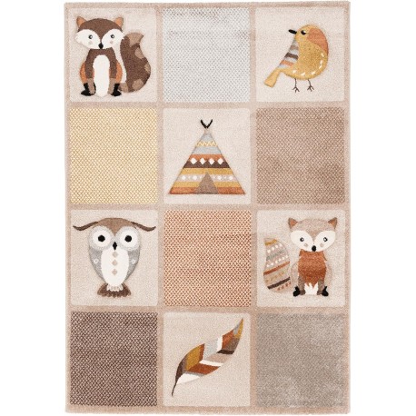 Килим за детска стая 160 х 230 см. ГОРСКИ ЖИВОТНИ