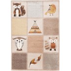 Килим за детска стая 160 х 230 см. ГОРСКИ ЖИВОТНИ