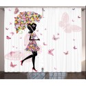 Детски пердета 3D, комплект Чадър