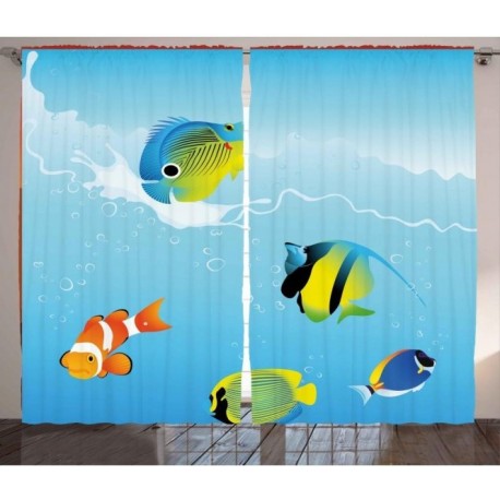 Детски пердета 3D, комплект, модел 0720