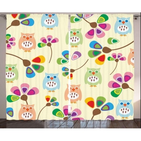 Детски пердета 3D, комплект, модел 0724