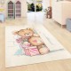 Детски килим с ефект на рисунка TEDDY бежов