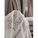 Халати за баня и кърпи с бродерия комплект LA ROSA