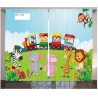 Детски пердета 3D, комплект 2806